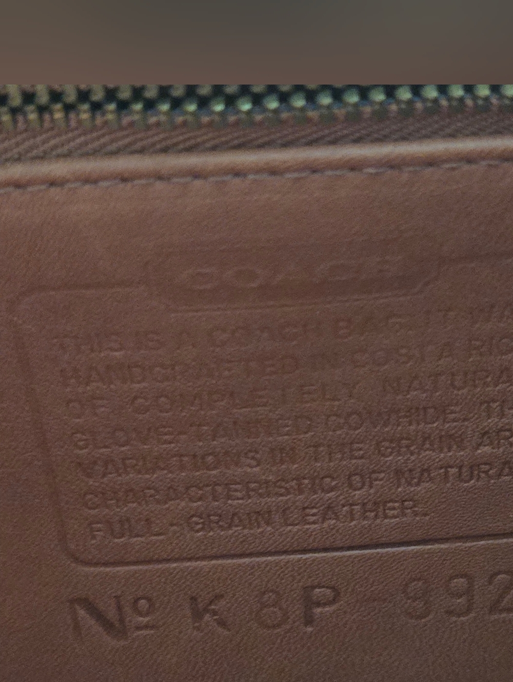 Coach Vintage Brown Leather Briefcase Crossbody 9927 - Picture 2 of 16